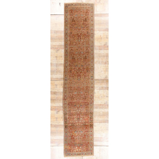 Late 19th Century Persian Bijar Rug, 03'10 X 18'09 For Sale - Image 10 of 10