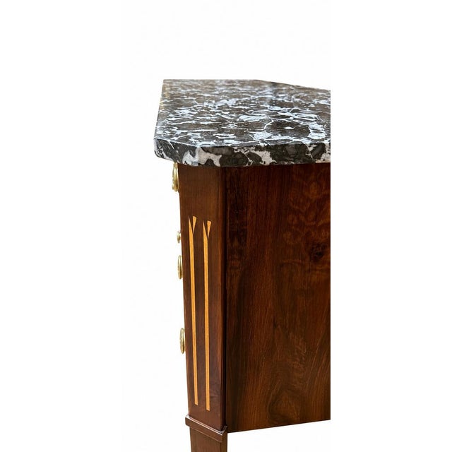 Copper Directoire-Style Commode with Drawers For Sale - Image 8 of 18