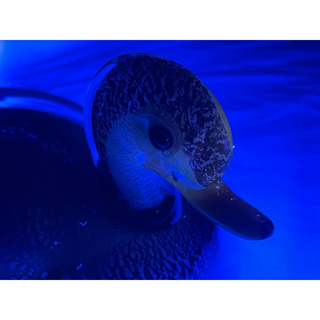 Mid-Century Murano Glass Ducks by Gino Mazzuccato - Uv Uranium & Cadmium Glow - Pair For Sale - Image 18 of 18