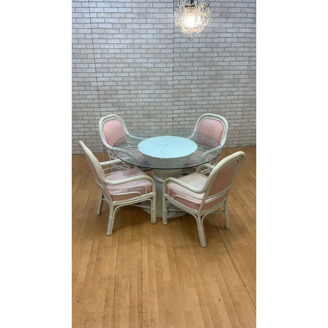 Mid Century Modern McGuire Cane Indoor/Outdoor - 6 Piece Dining Set For Sale - Image 13 of 13