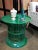 Wood 1990s Thai Green Lacquered Bamboo Drum Table For Sale - Image 7 of 8
