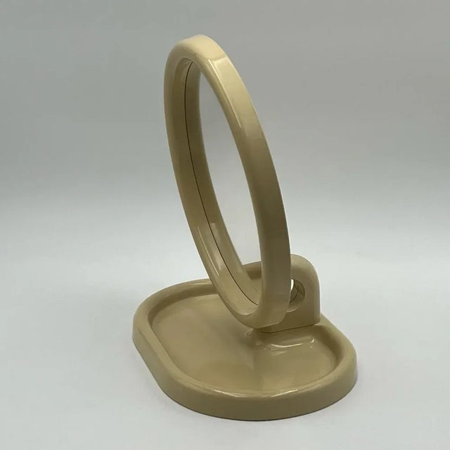 Glass Space Age Table Mirror by Olaf Von Bohr, 1970 For Sale - Image 7 of 11