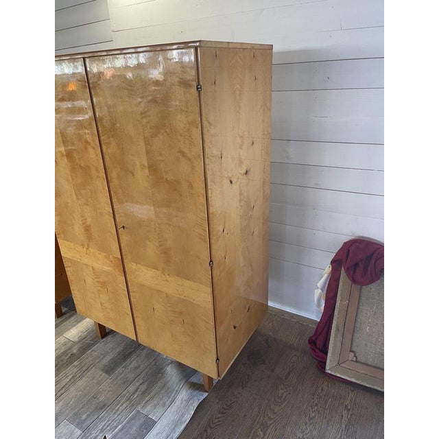 Vintage High-Gloss Wardrobes from Novy Domov, Czech-Republic, 1960s, Set of 3 For Sale - Image 11 of 18