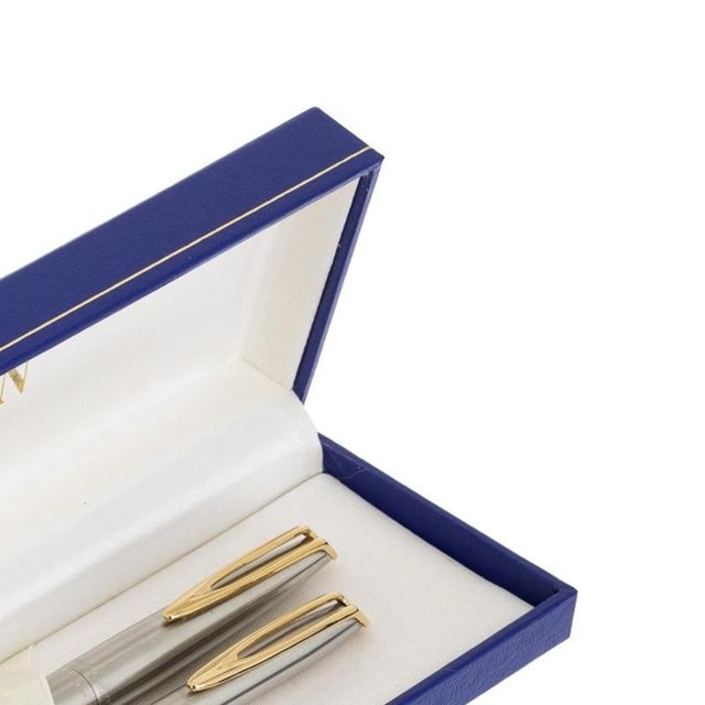 Vintage Waterman Pen Set, Set of 2 For Sale - Image 4 of 6