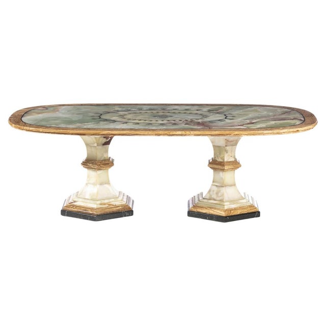 20th Century Italian Oval Dining Table For Sale - Image 17 of 17