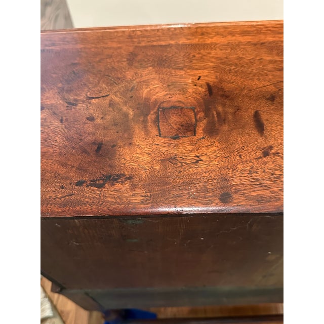 Early American Pennsylvania Walnut Slant Front Desk on Stand C 1720-1750 For Sale - Image 11 of 12