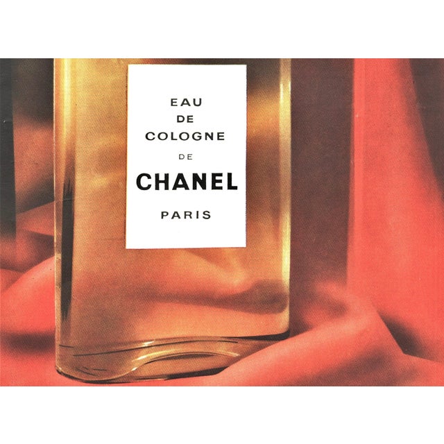 Mid-Century Modern 1943 French Mid-Century Chanel Advertisment Print For Sale - Image 3 of 4