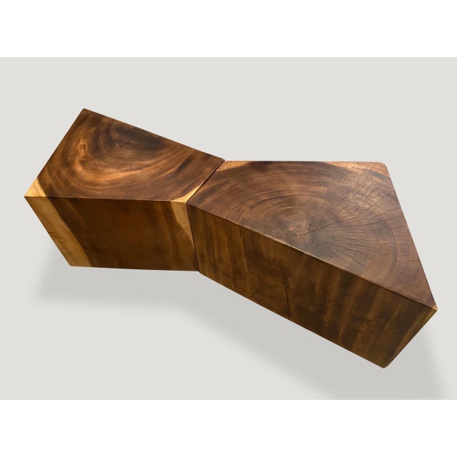 Andrianna Shamaris Reclaimed Wood Modular Coffee Table or Side Tables For Sale - Image 12 of 18