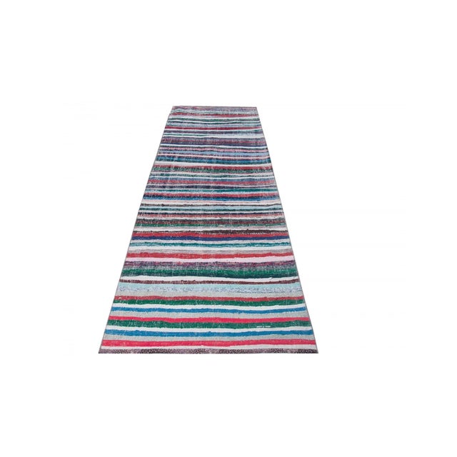 Vintage handwoven decorative kilim rug from Adana region of Turkey. Approximately 50-60 years old. In very good condition.