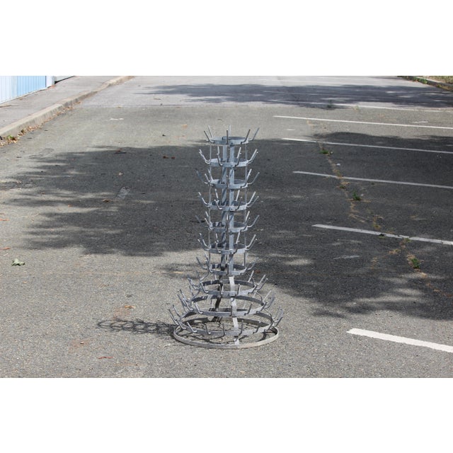 Metal Rack with Hooks, 1970s For Sale - Image 6 of 18
