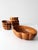 Wood Mid 20th Century Mid-Century Modern Wood Serving Bowl Set For Sale - Image 7 of 15