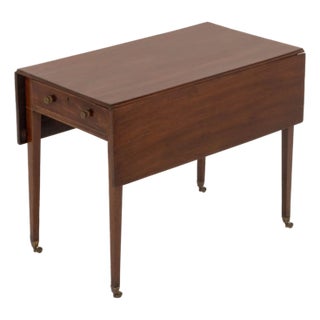George III Mahogany Pembroke Table For Sale