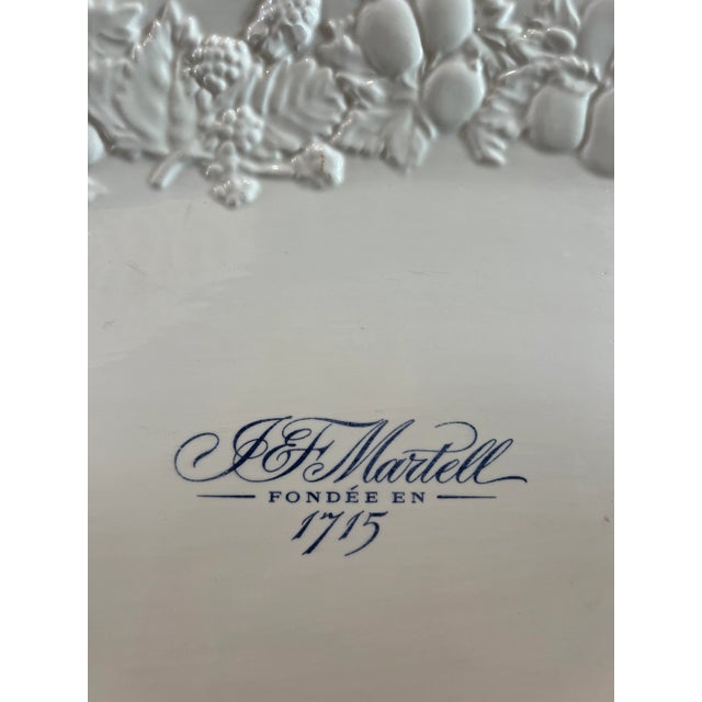 Very Rare Large Martell Cognac Advertising Platter or Tray For Sale - Image 4 of 8