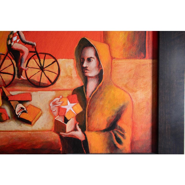 About the Artist Alejandro Arrepol is a contemporary Chilean artist known for richly symbolic, narrative-driven paintings...