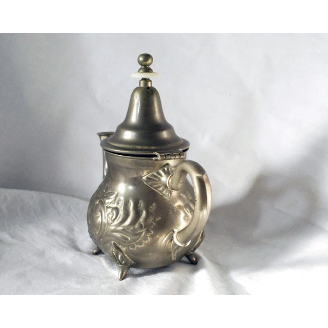 Vintage Boho Chic Moroccan Teapot For Sale In Saint Louis - Image 6 of 11