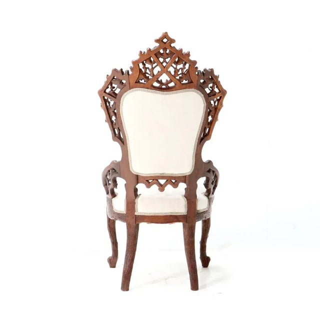 Black Forest Walnut Armchair or Reading Chair by Matthijs Horrix for Horrix For Sale - Image 6 of 10