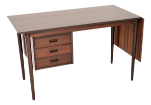 Vintage Danish Drop Leaf Desk, 1960s