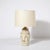 Marianna von Allesch Mid-Century Off White Glazed Ceramic Table Lamp Signed Marianna Von Allesch For Sale - Image 4 of 12