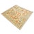 Early 21st Century Persian Sultanabad Wool 3x3 Square Ivory, Light Blue & Rust Handmade Area Rug #1141257 For Sale - Image 5 of 7