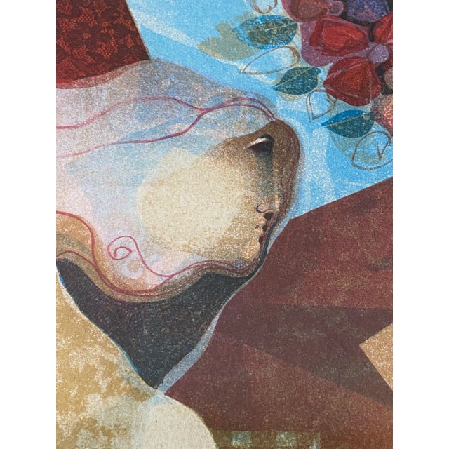 Printmaking Materials Alvar Sunol Pencil Signed Lithograph C.1970s For Sale - Image 7 of 10