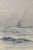 Vintage Steely Seascape Painting on Board, Signed by the Artist, Circa Mid-20th Century For Sale - Image 10 of 14