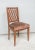 Continental Mahogany Dining Chairs in the Neoclassic Manner featuring lattice backs and tapered legs with original...