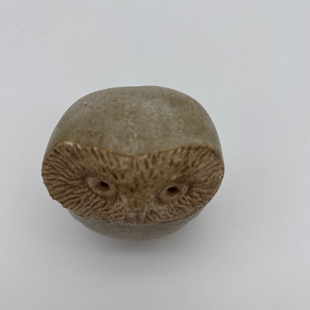 1980s Vintage Anderson Studio Pottery Owl For Sale - Image 5 of 6