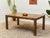 Chestnut Mid 20th Century Styled After Pueblo Lane Brutalist Dining Table With Four Chairs For Sale - Image 8 of 12