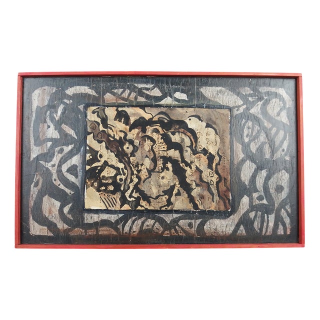 Francis Berthault, Pierrot Lunaire No. 4, 1984, Mixed Media For Sale