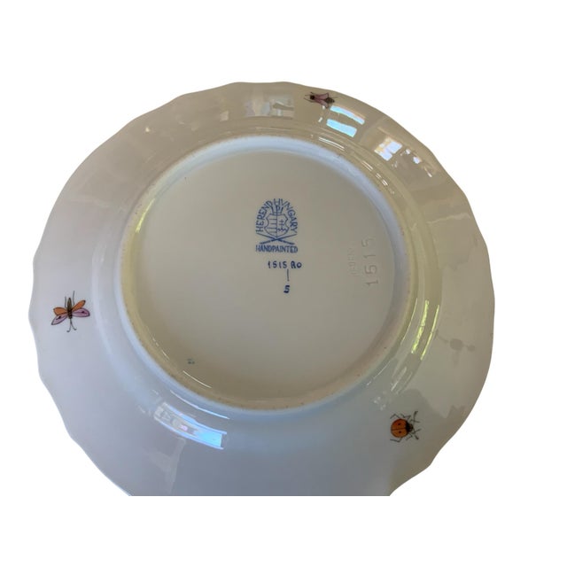 Gold Herand Rothschild Bird Complete Set of 12 6" Bread Butter Porcelain Plates Ro/1515 Made in Hungary For Sale - Image 8 of 9
