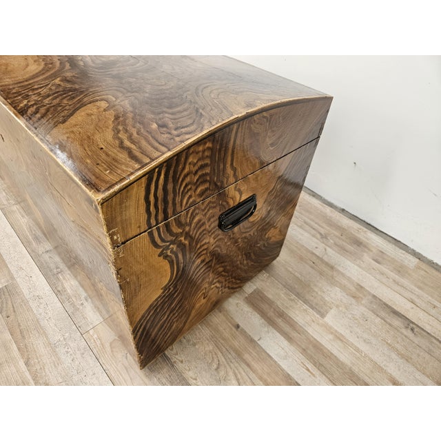 Mid-Century Modern Vintage Travel Trunk, 1950 For Sale - Image 3 of 13