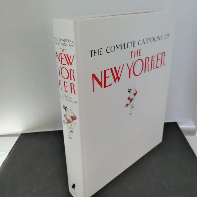 White The Complete Cartoons of the New Yorker Vintage Oversized Hardcover Coffee Table Book (2004) For Sale - Image 8 of 8