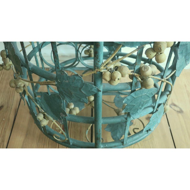 Mid-Century Modern Boho Florentine Vine-Leaf Domed Wine Rack, 1960s For Sale - Image 6 of 18