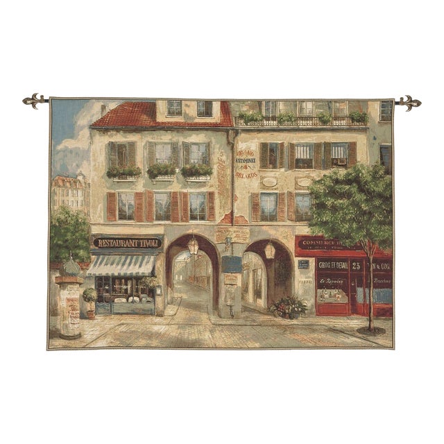Paris - Tivoli Loom Woven Tapestry - 104 X 142 Cm (3'5" X 4'8") - Requires Rod Size 4 For Sale