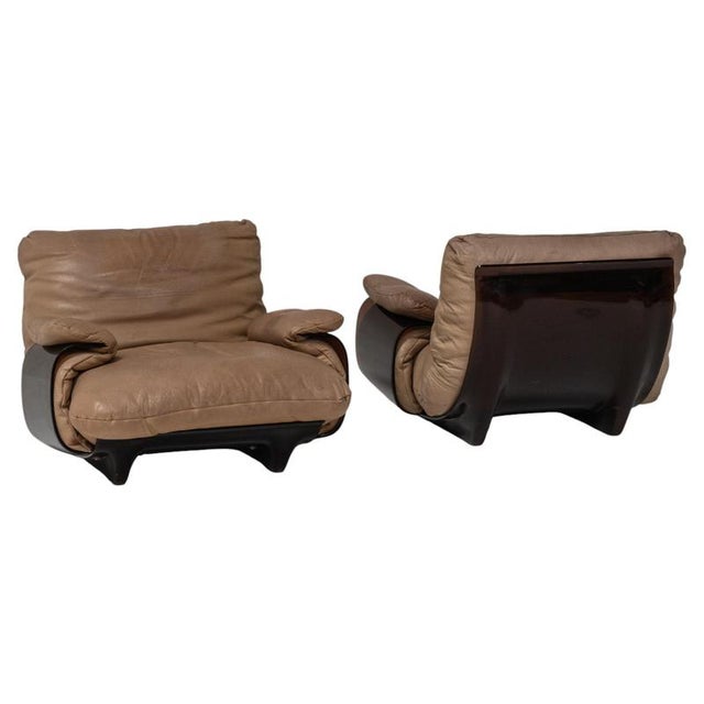 Marsala Lounge Chairs by Michel Ducaroy for Ligne Roset, France, 1970s, Set of 2 For Sale - Image 18 of 18