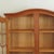 Wood French Style Oak Display Cabinet with Glass Front For Sale - Image 7 of 12