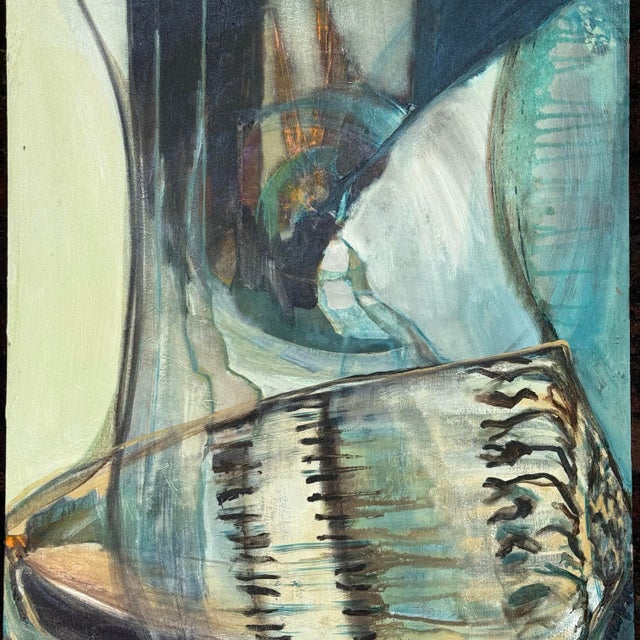 Lorraine Donaghy Owen Original Abstract Painting "Ocean Echo" 2007 For Sale - Image 9 of 12