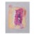 Magenta and Yellow Abstract Expressionist Composition in Acrylic on Paper by Ricardo De Silva For Sale