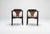 Edward Wormley for Dunbar Six Dining Chairs,Model 935 "Horseshoe Chairs" 1965c. For Sale In Chicago - Image 6 of 13