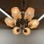 Mid-Century Glass & Chrome Chandelier, 1970s For Sale - Image 8 of 10