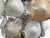 Mid-Century Modern, Orange and White Murano Glass, Chrome, Pendant Light, 1960s For Sale - Image 10 of 12