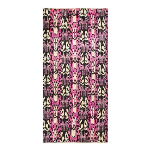 Modern Collection Hand-Knotted Area Rug - Ivory 6' 0" x 12' 1" For Sale - Image 4 of 4