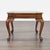 Cherrywood End Table With Cabriole Legs and Glass Insert For Sale - Image 4 of 6