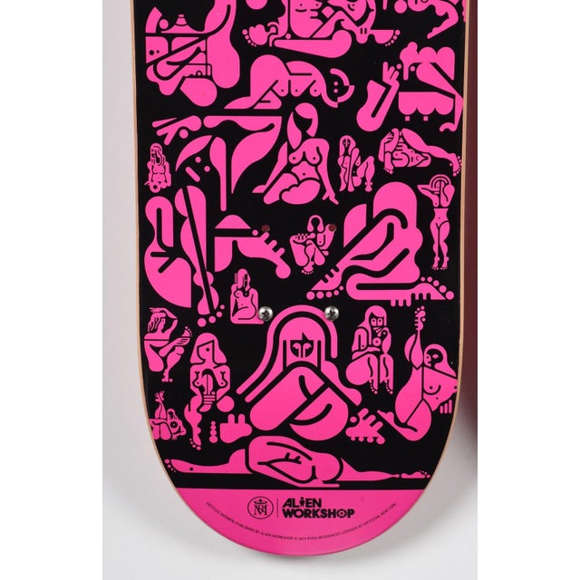 Arts & Crafts 1970s Ryan McGinness Skateboard Art For Sale - Image 3 of 8