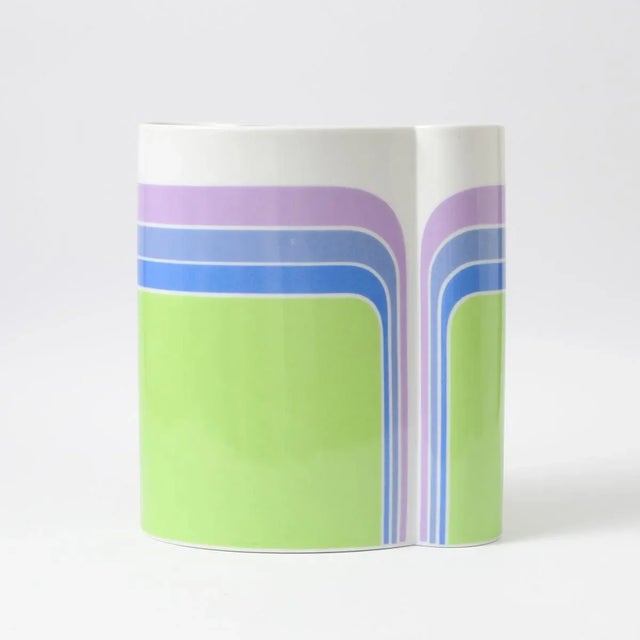 Mid-Century Modern Vintage Porcelain Vase from Thomas, 1970s For Sale - Image 3 of 7