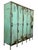 Industrial 1960s Green Distressed Lockers For Sale - Image 3 of 6