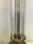 1940s Antique Crystal Pillar Bronze Table Lamp For Sale - Image 5 of 11