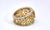 18k Renaissance Inspired Ring W/Emerald Center, Size 7.25 For Sale - Image 11 of 11