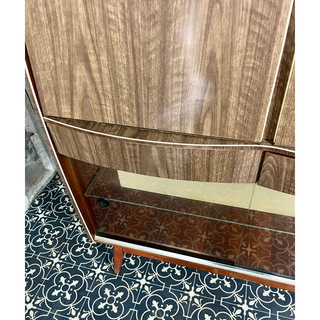 Mid-Century Writing Desk with Bar Cabinet, 1960s For Sale - Image 17 of 18