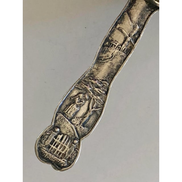 Dutch Embossed Tea Strainer For Sale - Image 4 of 5